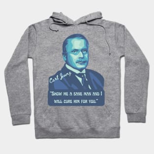 Carl Jung Portrait and Quote Hoodie